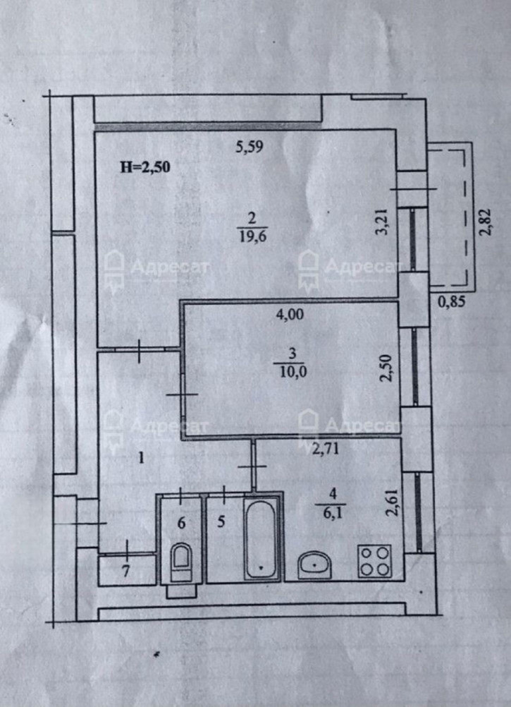 2-комн квартира ул. Триумфальная,  д.6