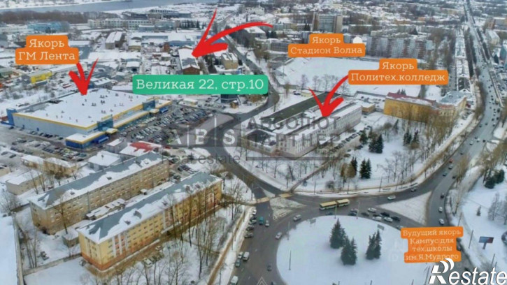 Отдельное здание Великая улица, 22 к3,  д. 22 к3