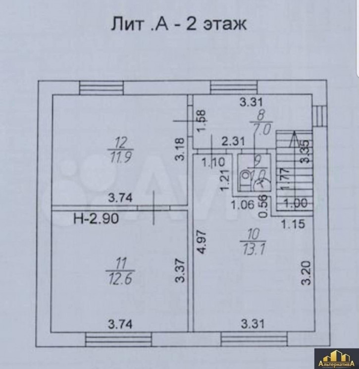 Коттедж/дом Прудная ул.