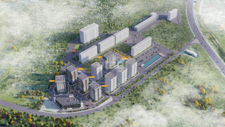 2-комн квартира в новом доме Интернациональная, 199А
