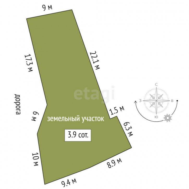 Земельный участок Садовая,