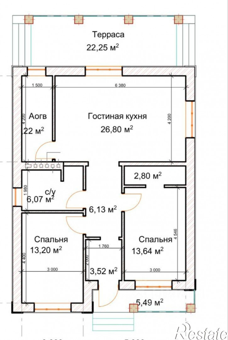 Коттедж/дом Уфимский район, село Булгаково