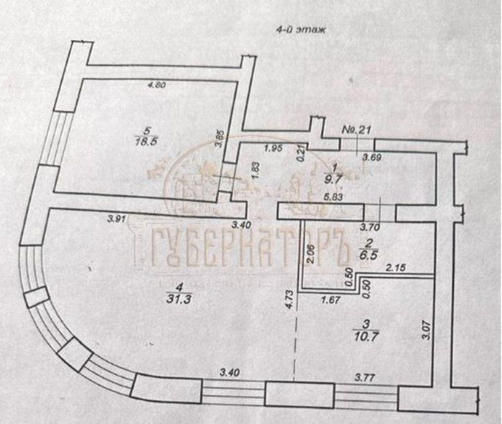2-комн квартира Степана Разина наб, 2