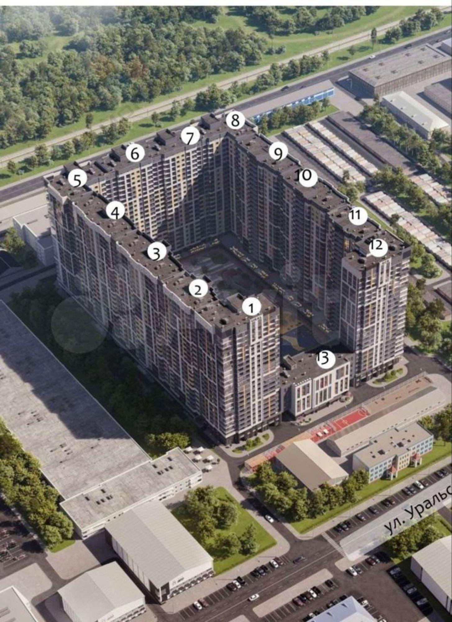 Купить квартиру за 5 200 000 рублей на Уральская ул, 87/7