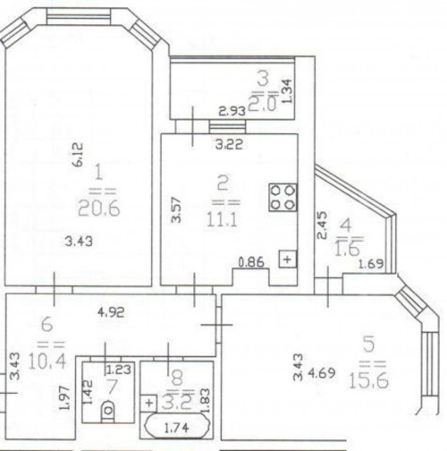 Продажа 2-комн квартиры Родионова ул, 165к12