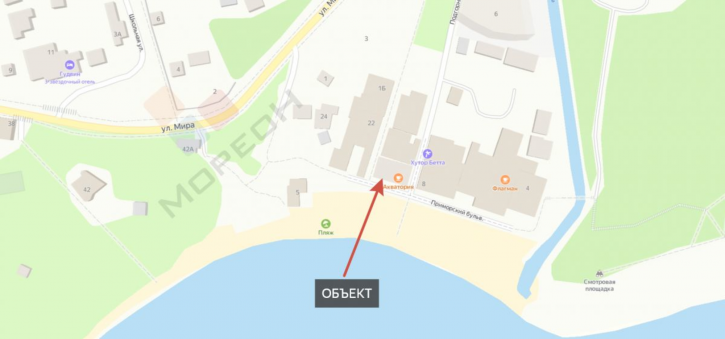 Отдельное здание Бетта х, Приморский б-р