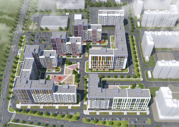 1-комн квартира в новом доме Новая ул