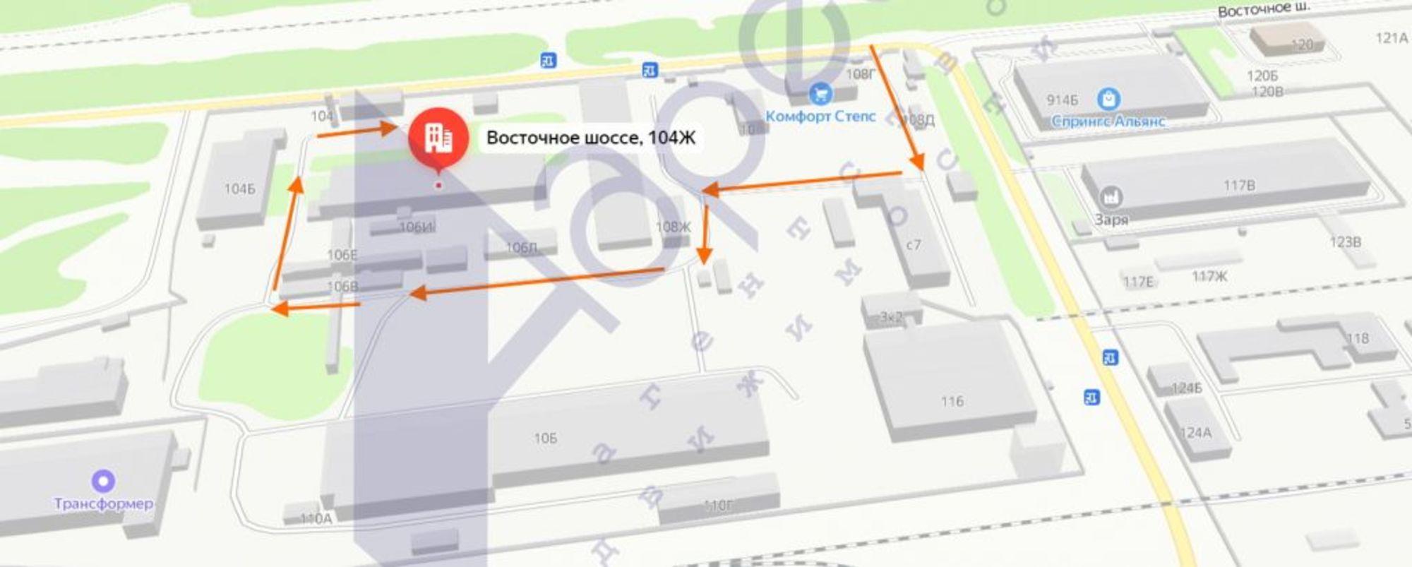 Сдать складское помещение за 300 000 рублей на Восточное ш, 104 ж