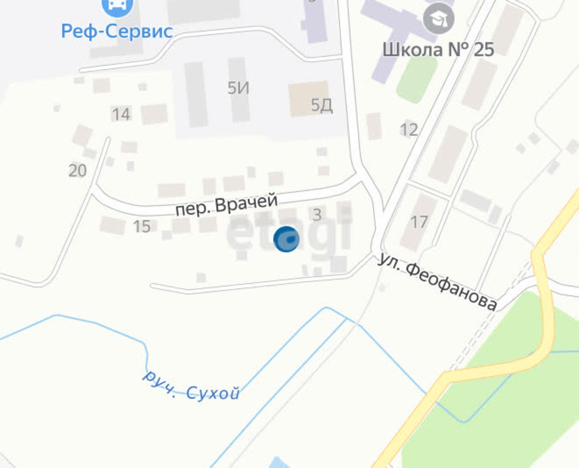 Купить дачу, дом, коттедж за 9 900 000 рублей на Мичуринский ,Врачей переулок 4