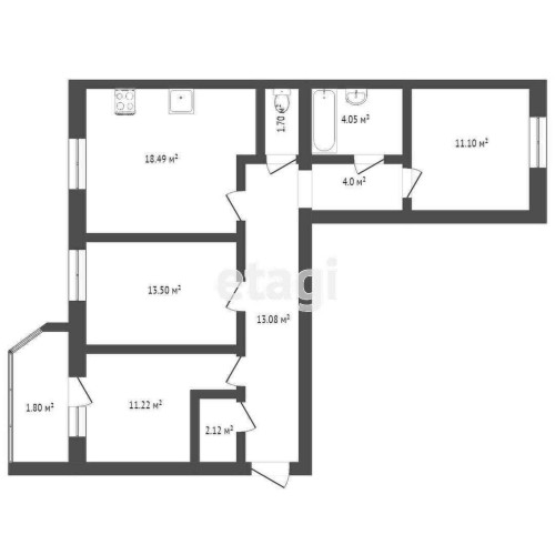 Продажа 3-комн квартиры улица Благонравова