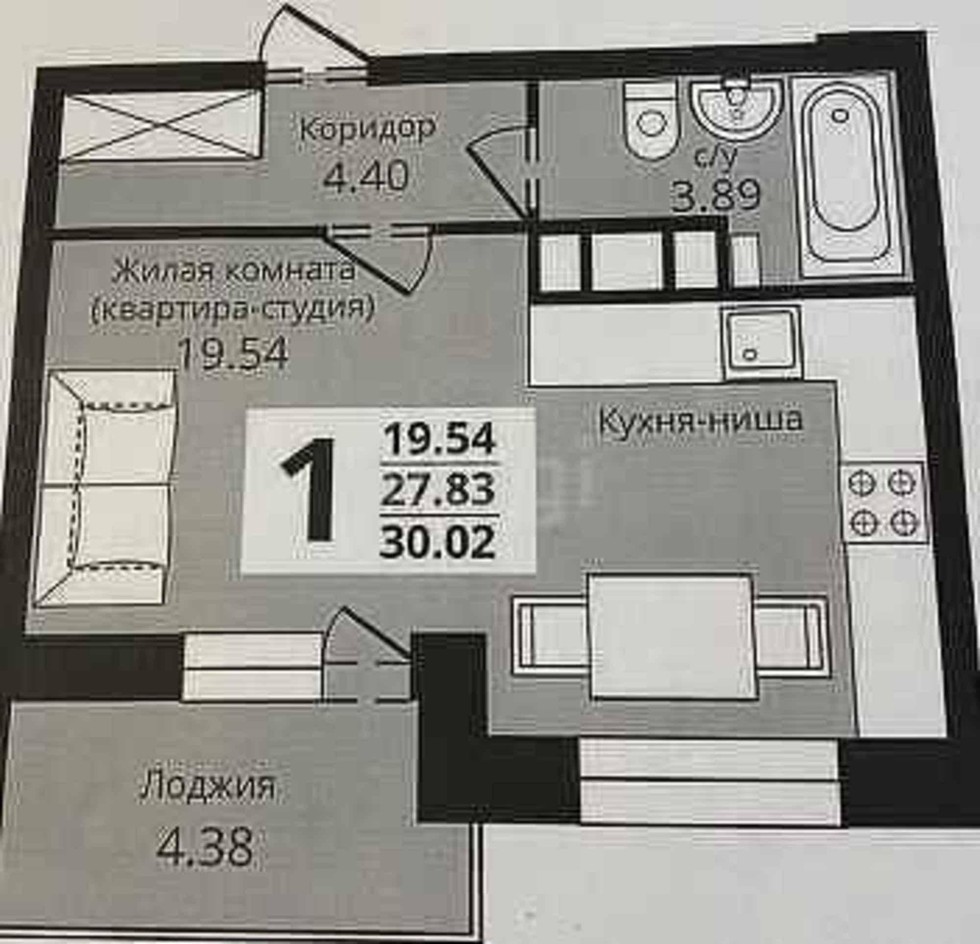 Купить квартиру за 3 630 000 рублей на улица Мира