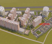 2-комн, 57.94 кв м, этаж 13/14 улица Горького