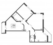 3-комн, 85 кв м, этаж 6/12 Славная улица