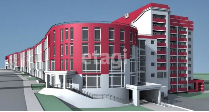 1-комн квартира в новом доме улица Мира
