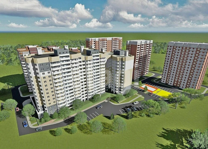 2-комн квартира в новом доме улица Нижняя Дуброва