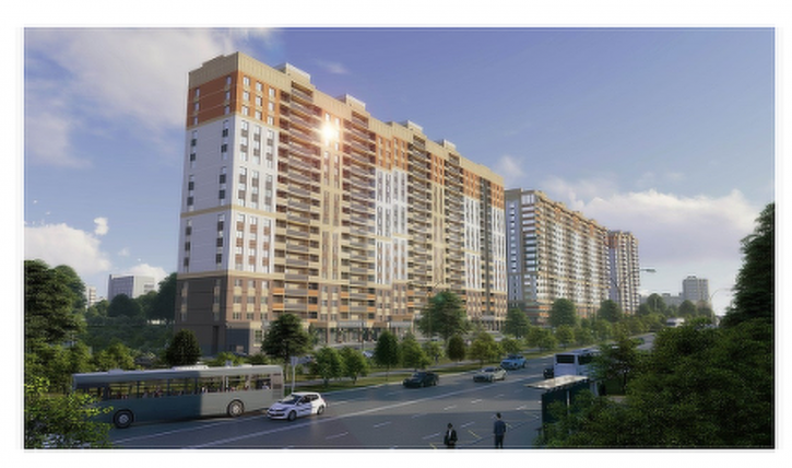 1-комн квартира в новом доме улица Мира