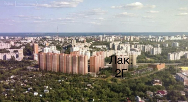 1-комн квартира в новом доме улица Горького
