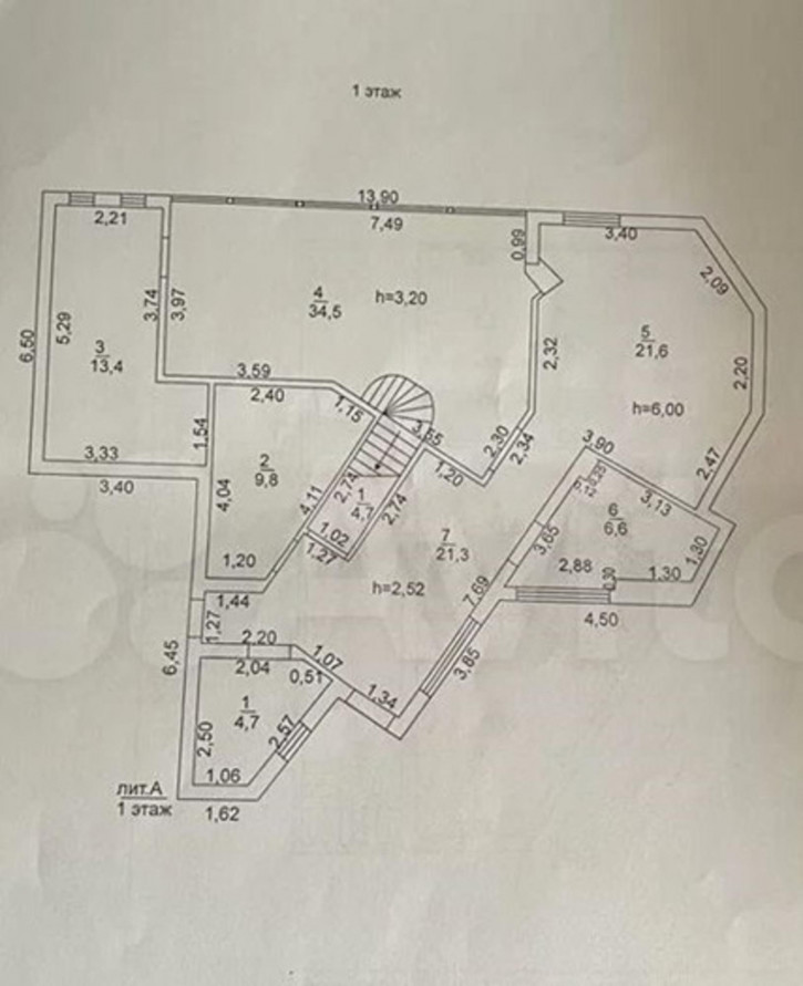 Коттедж/дом 14 улица улица, 789
