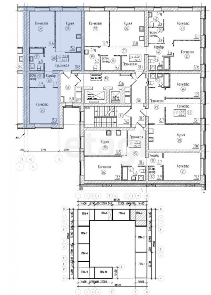 2-комн квартира в новом доме Республики, 204/12