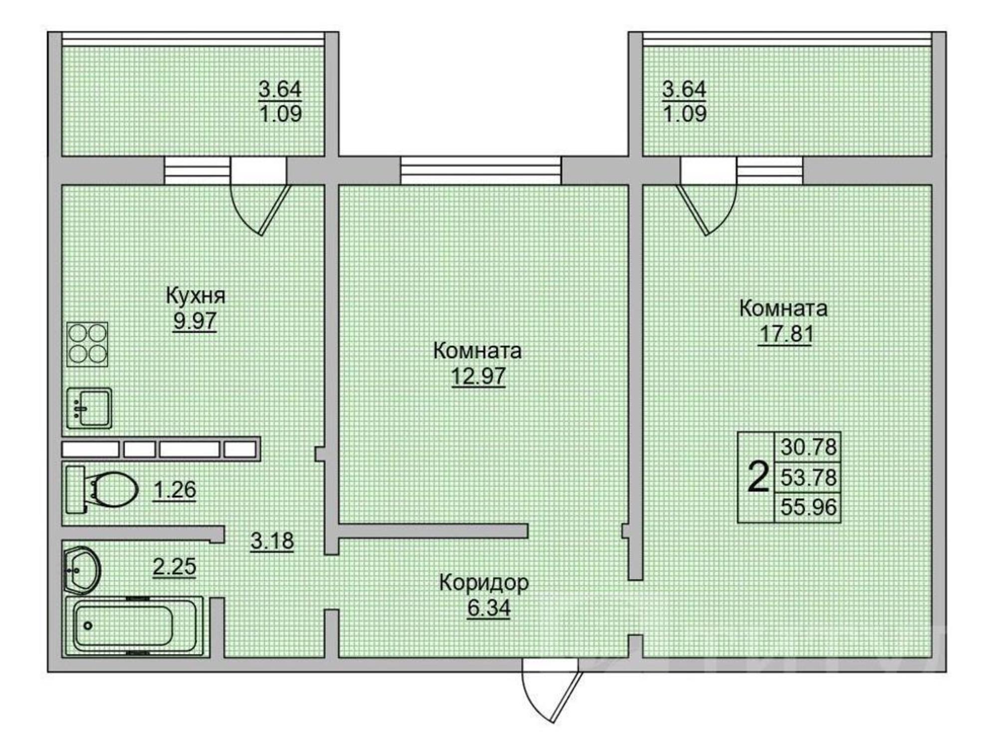 Купить квартиру за 7 000 000 рублей на Суворовский
