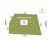 земля 5.7 сот Бухтал