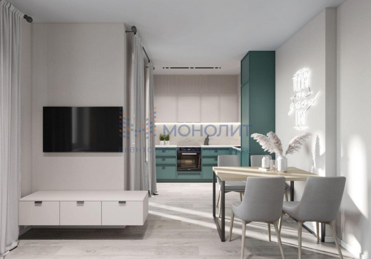 2-комн квартира в новом доме Тимирязева ул, 1