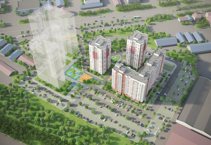 1-комн квартира в новом доме 50 лет Октября, 75/4