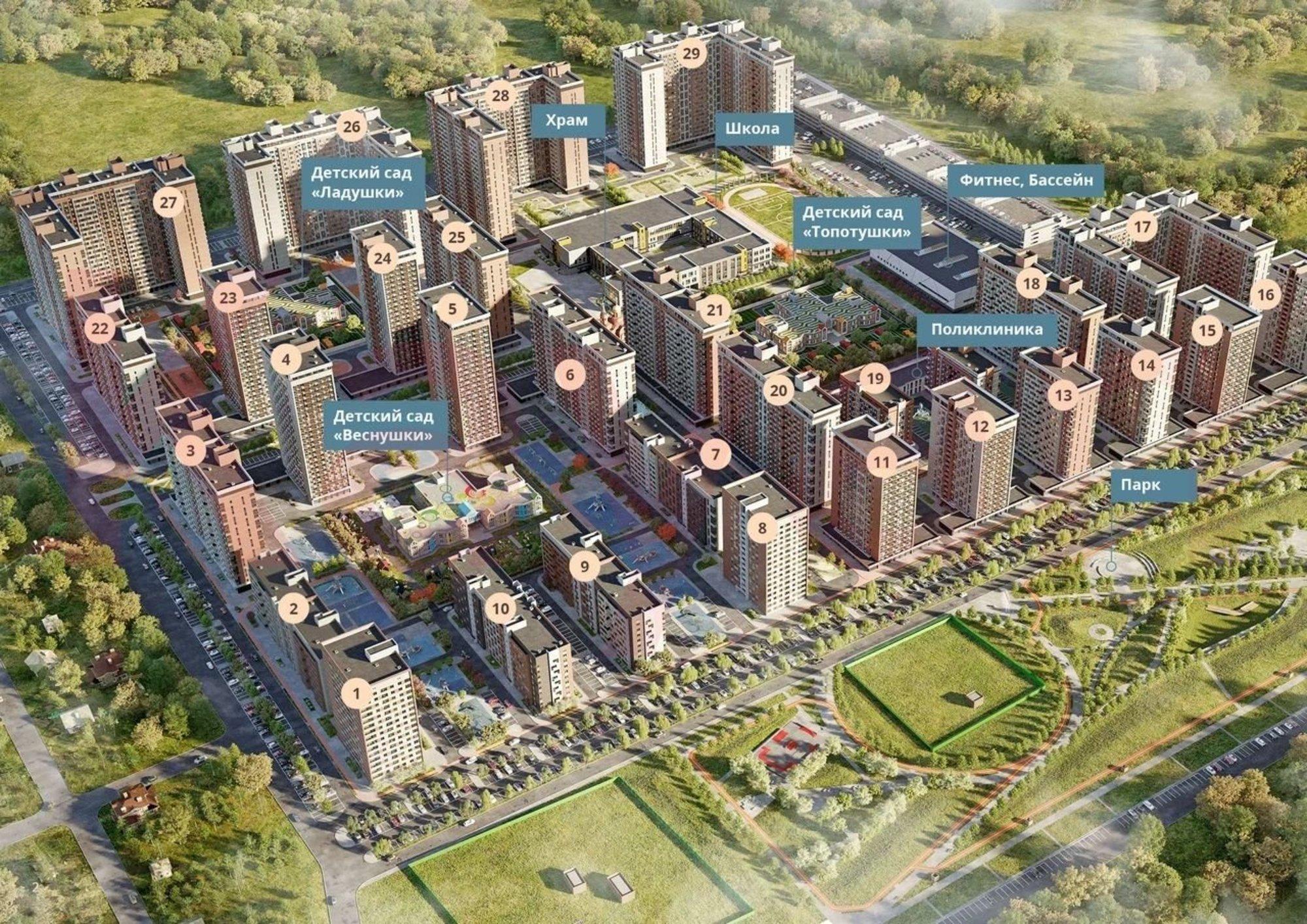 Купить квартиру за 8 741 200 рублей на ул Светлая