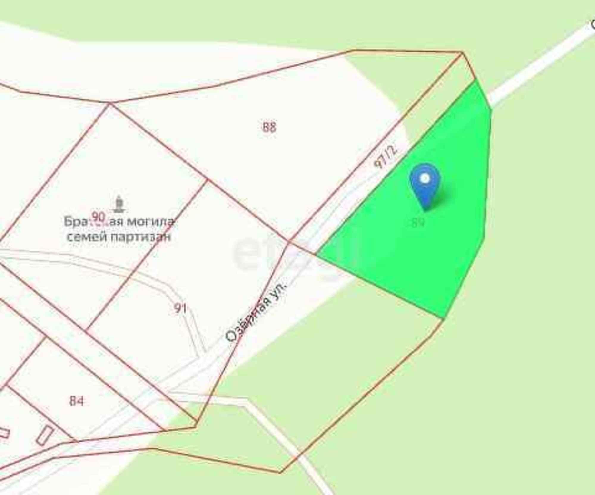 Купить землю, земельный участок за 1 010 000 рублей на Заречная улица