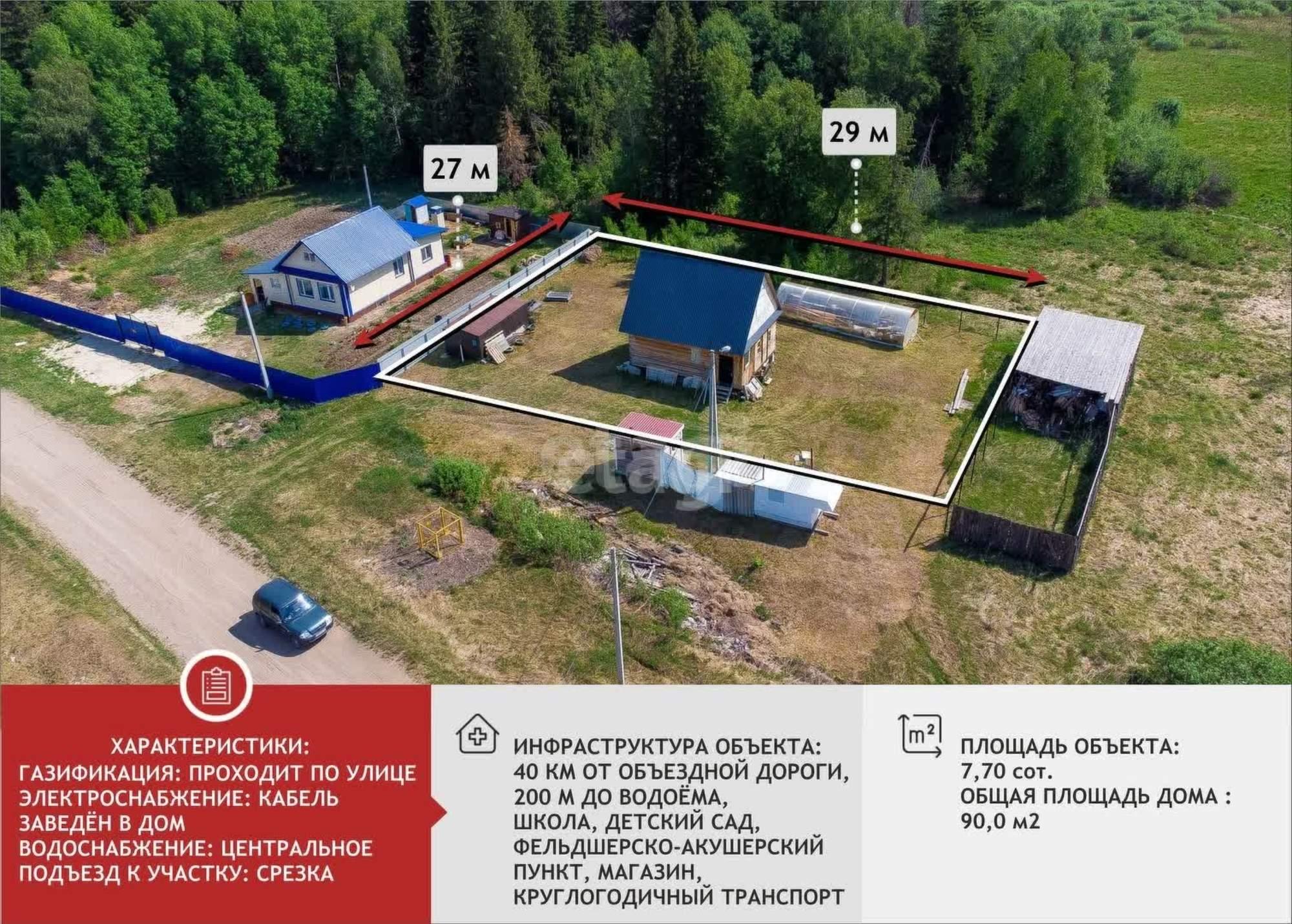 Купить дачу, дом, коттедж за 1 700 000 рублей на Лесная,