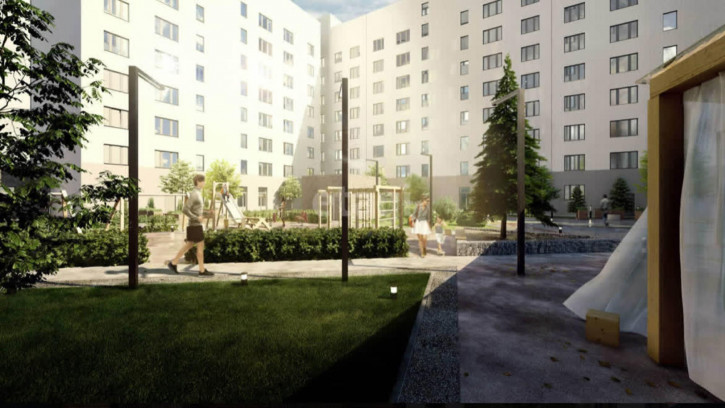 2-комн квартира в новом доме Новгородская, 22