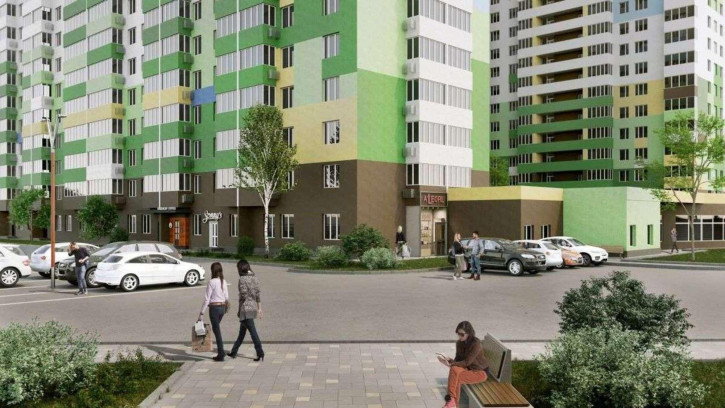 3-комн квартира в новом доме Авроры улица