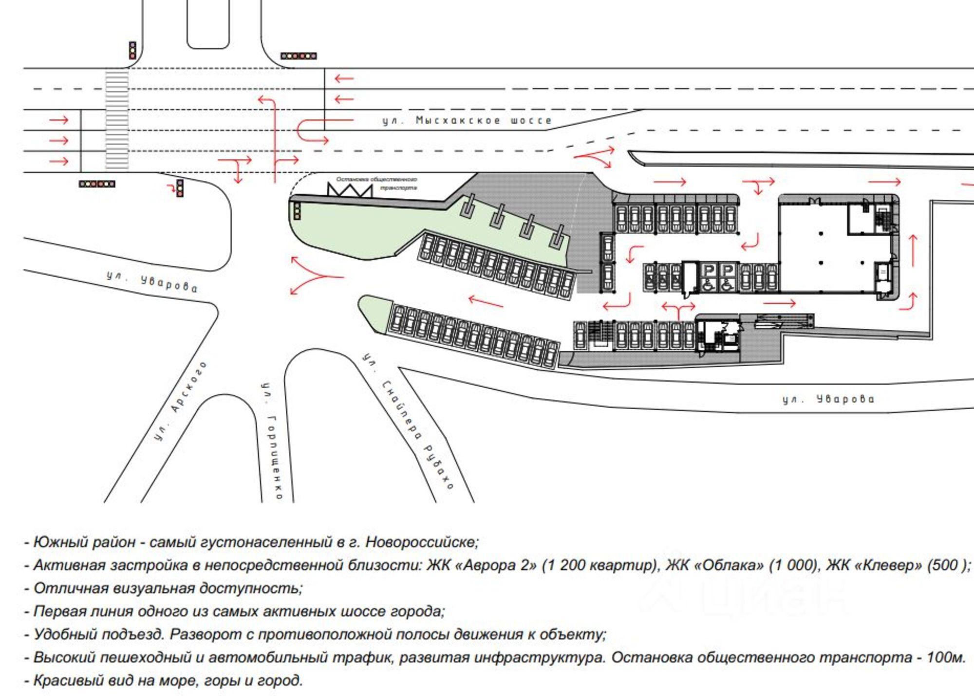Сдать ОСЗ, отдельно стоящее здание за 2 712 000 рублей на Мысхакское шоссе, 50/38