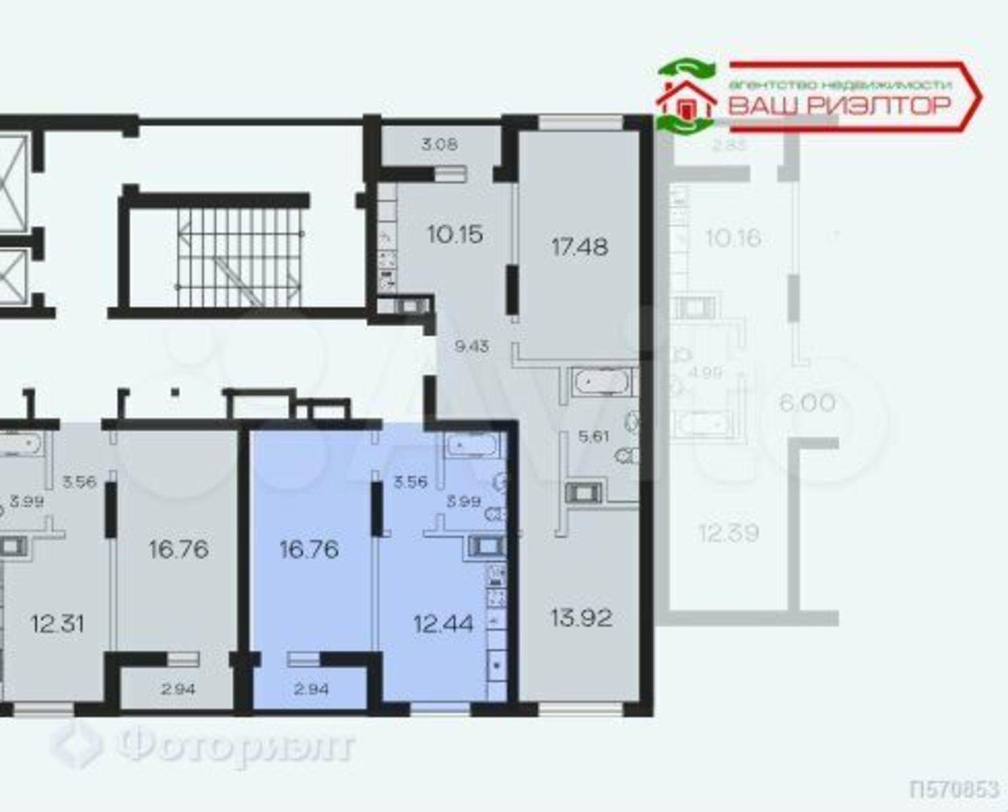 Купить квартиру за 3 850 000 рублей на Героев Отечества пр-кт, 8А
