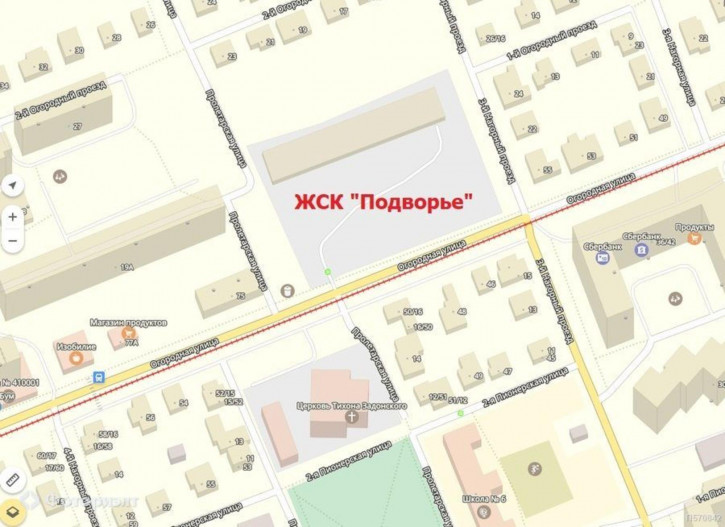 2-комн квартира в новом доме Огородная ул, 75