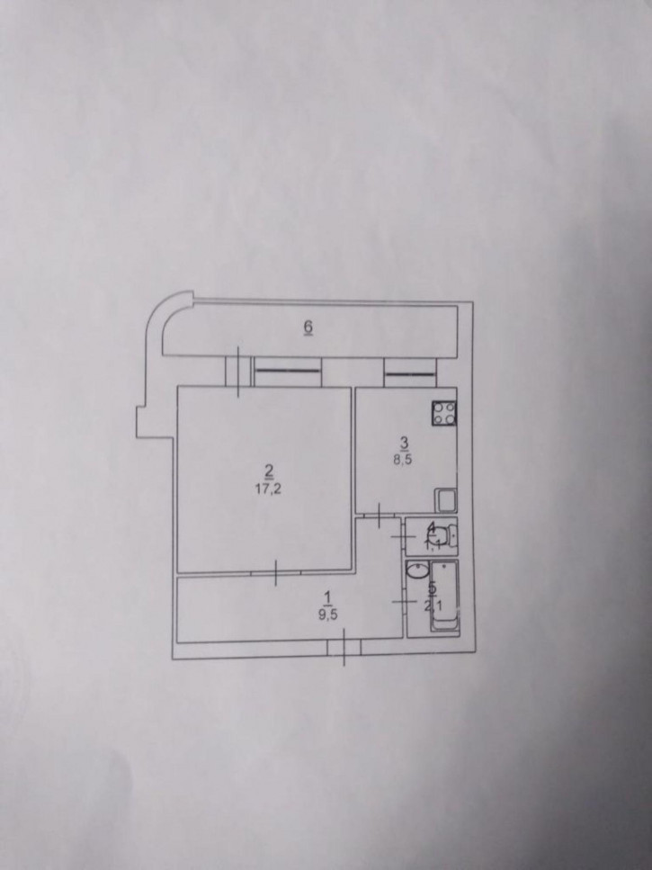 1-комн квартира Гагарина ул, 7