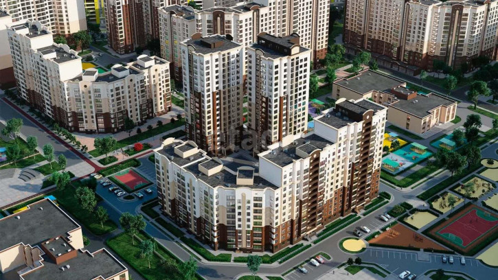 1-комн квартира в новом доме Крымской Весны