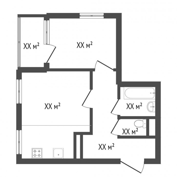 2-комн квартира Михаила Сперанского, 17