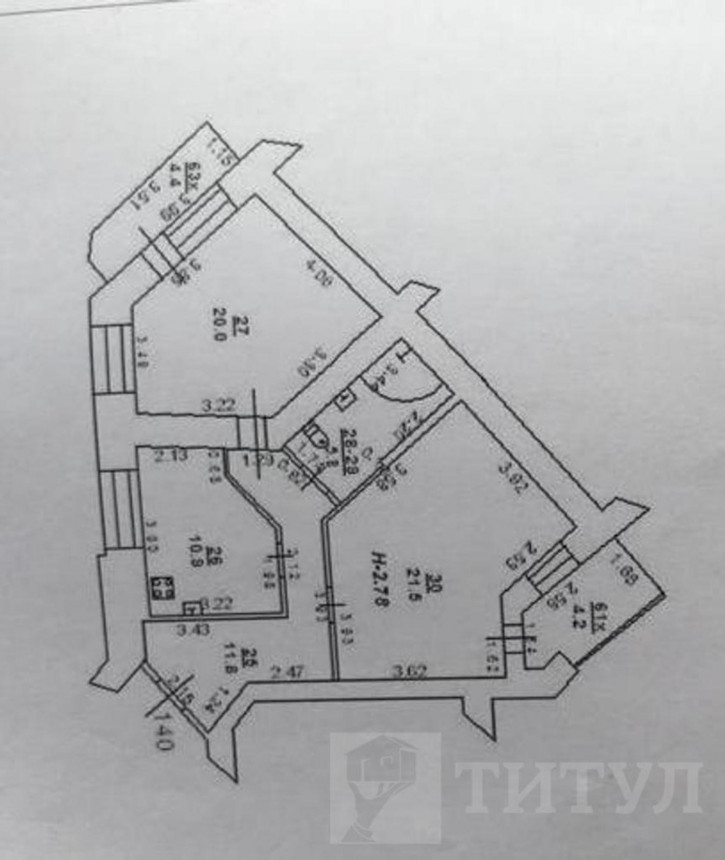 2-комн квартира ЗЖМ