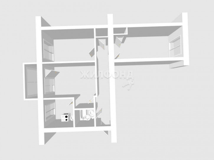 3-комн квартира Макаренко улица, д.21