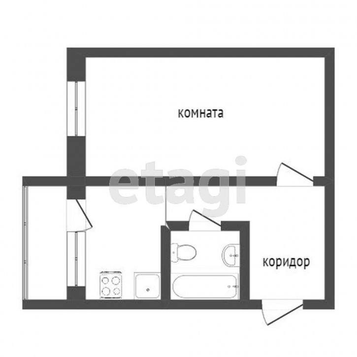 1-комн квартира Ленина, 160г/1