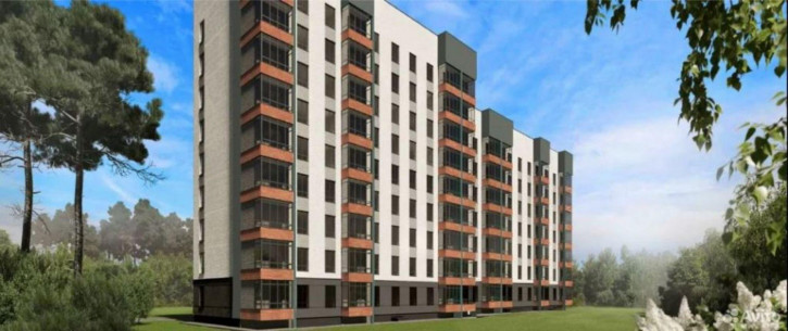 2-комн квартира в новом доме Степная ул, 17