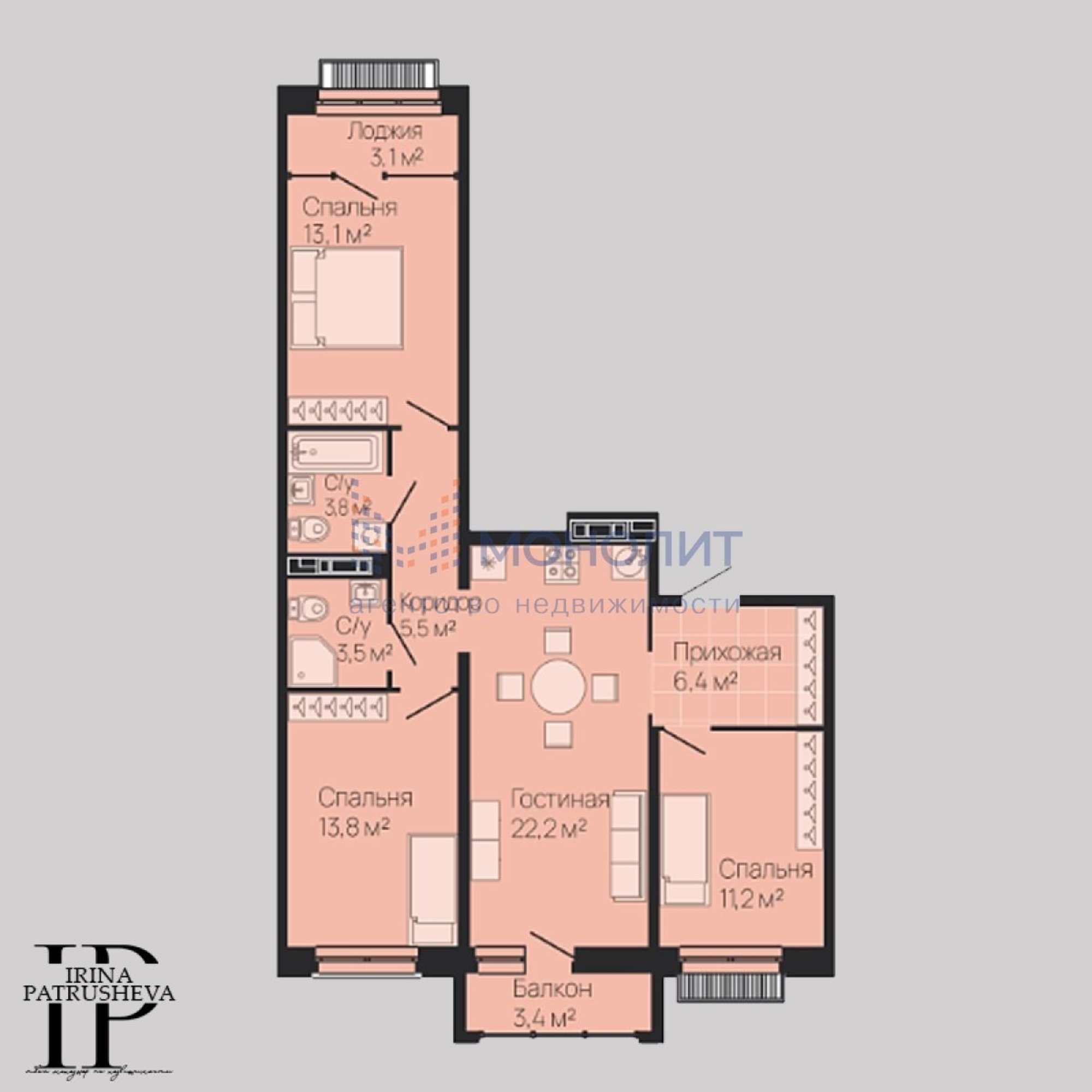 Купить квартиру за 21 294 000 рублей на Белинского ул, 35