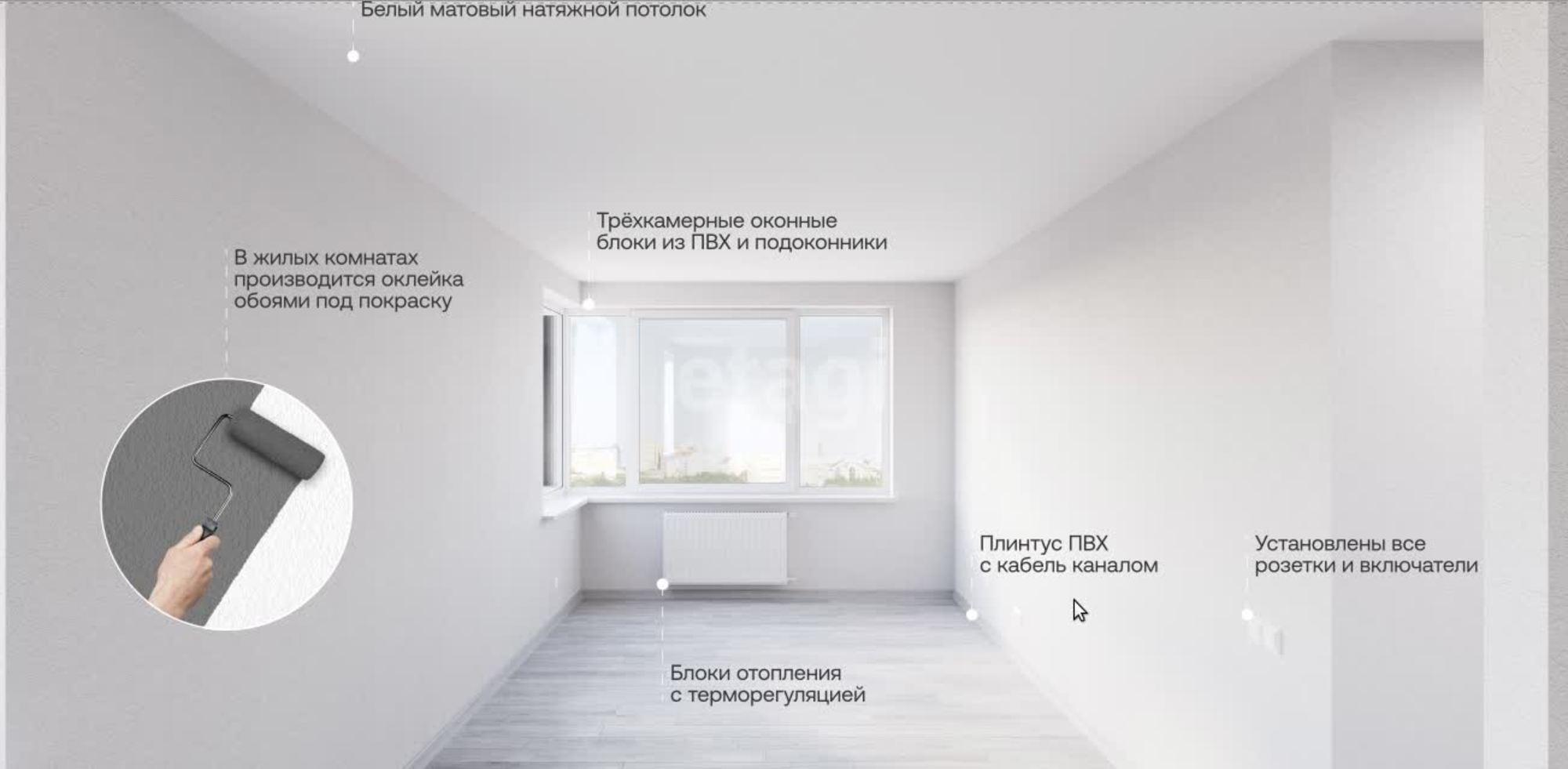 Купить студию за 3 450 000 рублей на Светлая, 10/2