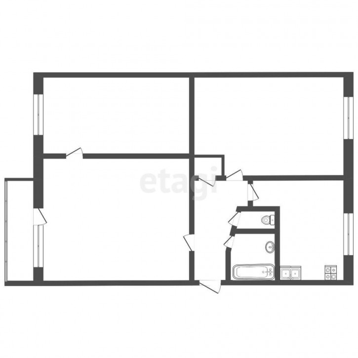 3-комн квартира Щорса, 8