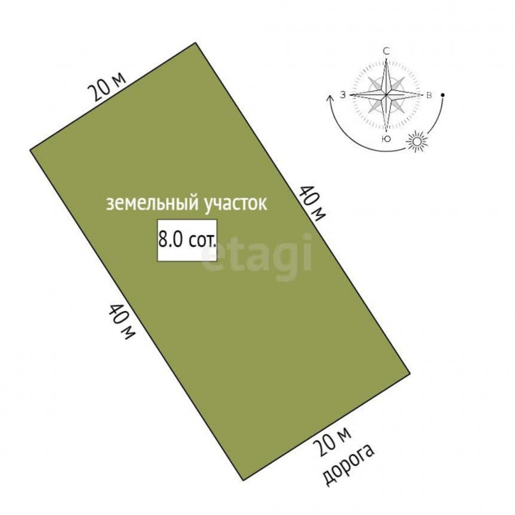 Земельный участок проезд Аркадия Зенковского,