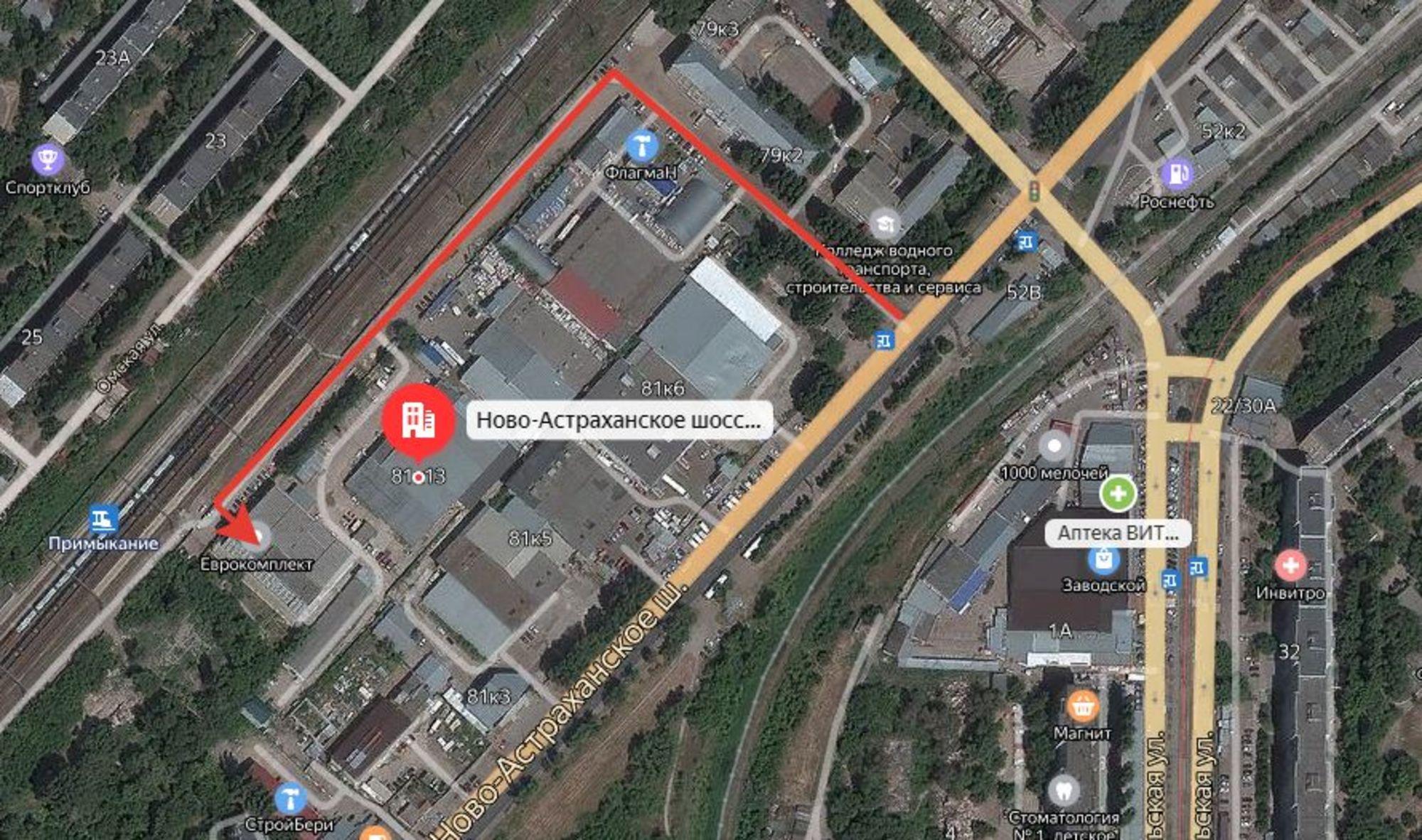 Сдать офис, помещение под офис за 13 600 рублей на Ново-Астраханское шоссе, 81
