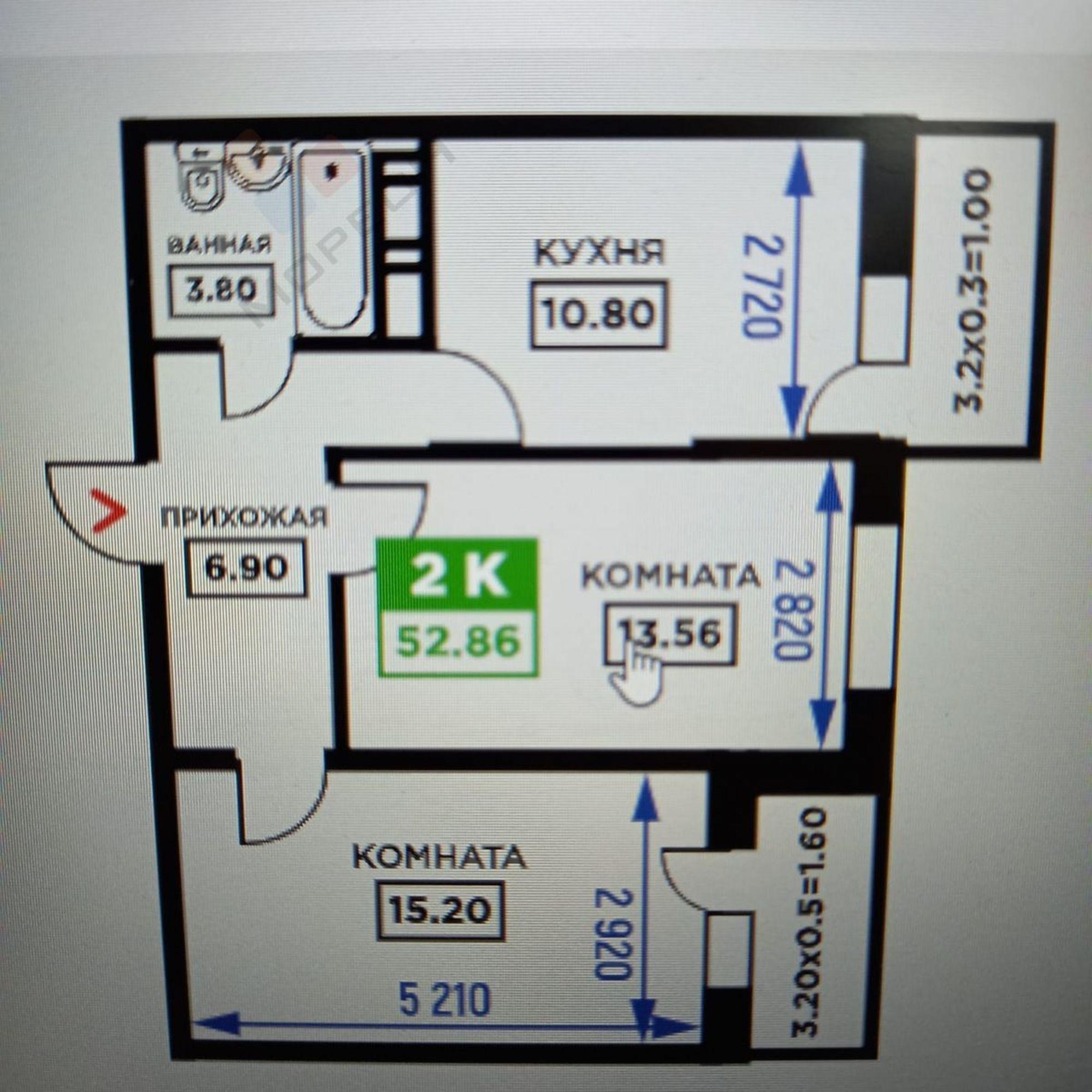 Купить квартиру за 5 870 000 рублей на Дубравная ул, 1
