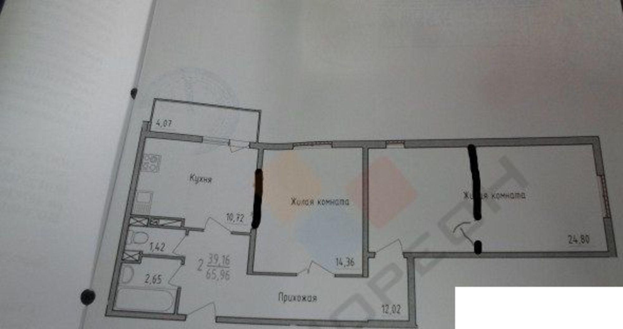 Купить квартиру за 6 800 000 рублей на Лавочкина ул (Пашковский п), 25