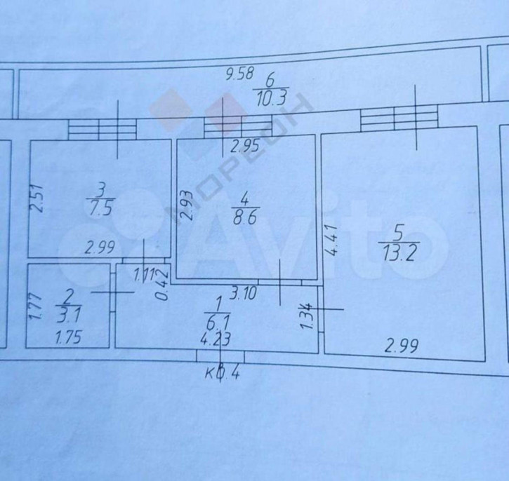 2-комн квартира Бжегокайская ул, 25/1к9